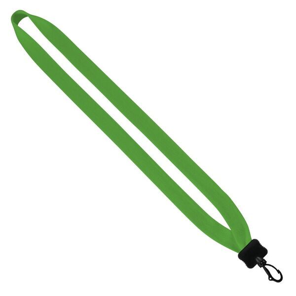 Cotton Lanyard with Plastic Clamshell & Swivel Snap Hook, 3/4"