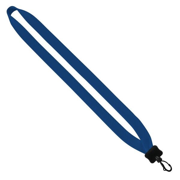 Cotton Lanyard with Plastic Clamshell & Swivel Snap Hook, 3/4"