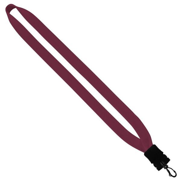 Cotton Lanyard with Plastic Snap-Buckle Release & Swivel Hook, 3/4"