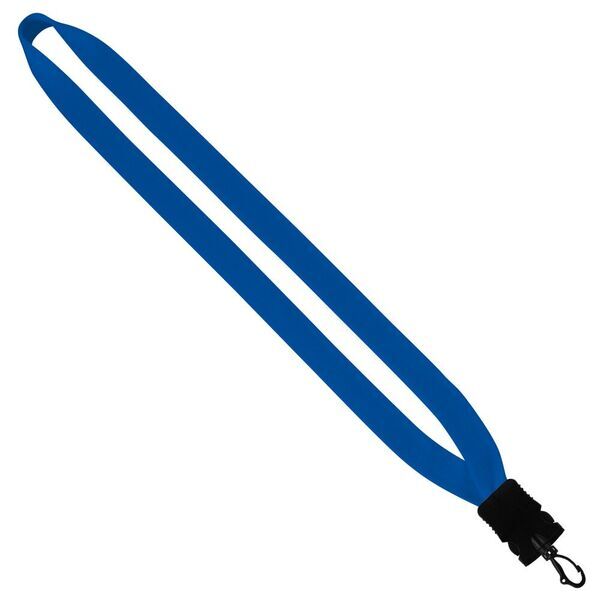 Cotton Lanyard with Plastic Snap-Buckle Release & Swivel Hook, 3/4"