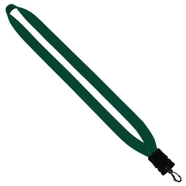 Cotton Lanyard with Plastic Snap-Buckle Release & Swivel Hook, 3/4"