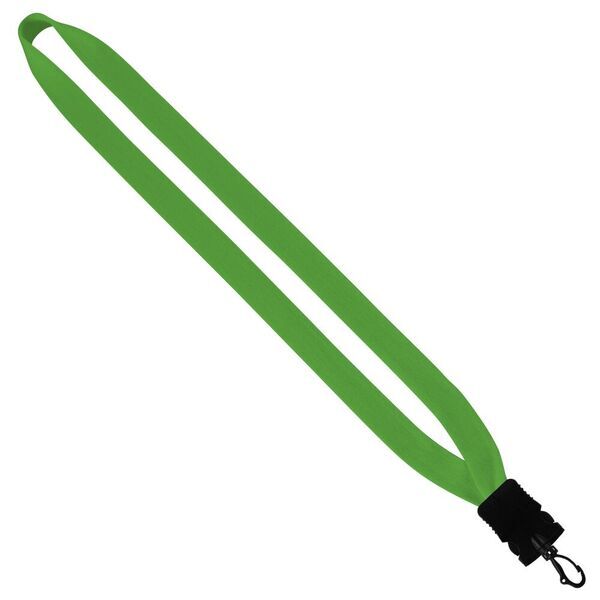 Cotton Lanyard with Plastic Snap-Buckle Release & Swivel Hook, 3/4"
