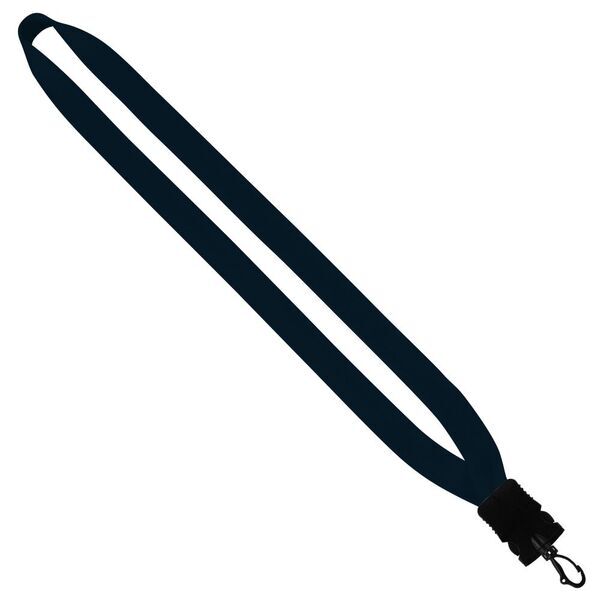 Cotton Lanyard with Plastic Snap-Buckle Release & Swivel Hook, 3/4"