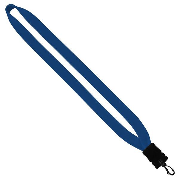 Cotton Lanyard with Plastic Snap-Buckle Release & Swivel Hook, 3/4"