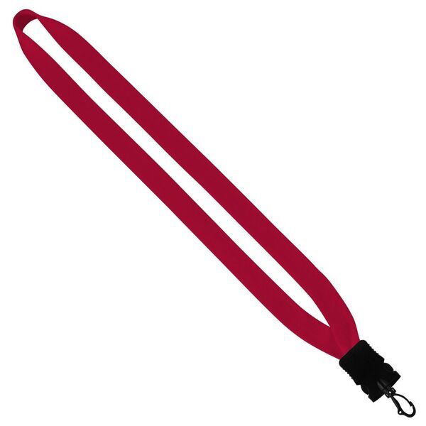 Cotton Lanyard with Plastic Snap-Buckle Release & Swivel Hook, 3/4"