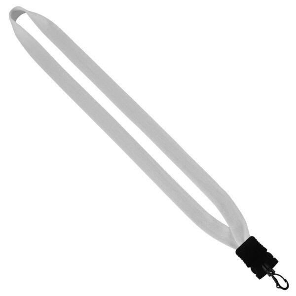 Cotton Lanyard with Plastic Snap-Buckle Release & Swivel Hook, 3/4"