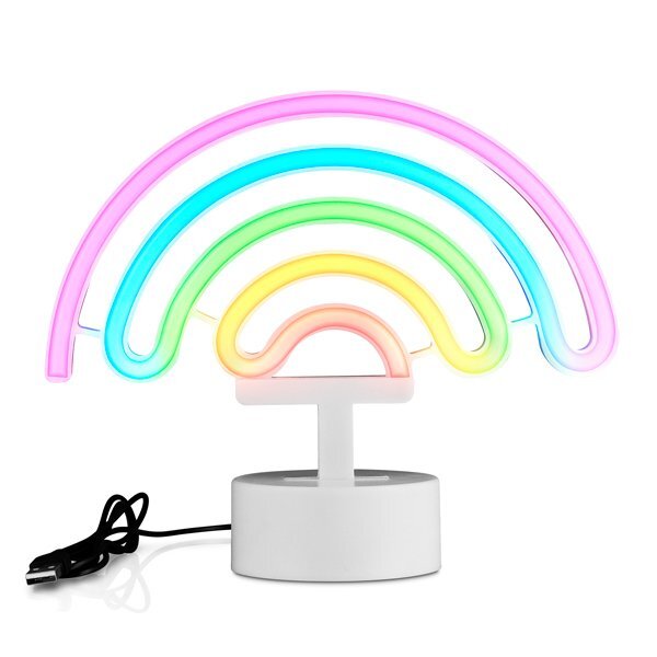 Rainbow LED Neon USB Tabletop Light