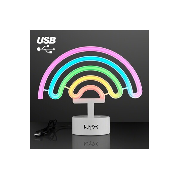 Rainbow LED Neon USB Tabletop Light