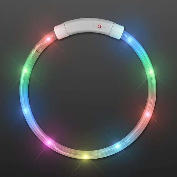 Light Up LED Rechargeable Dog Collar