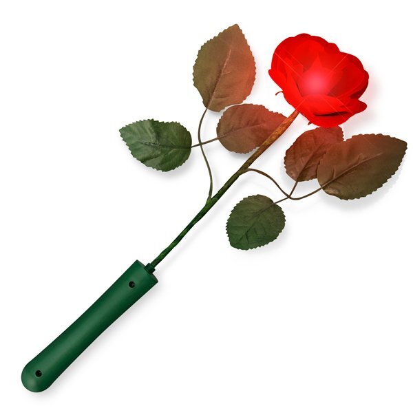 Light Up LED Red Rose