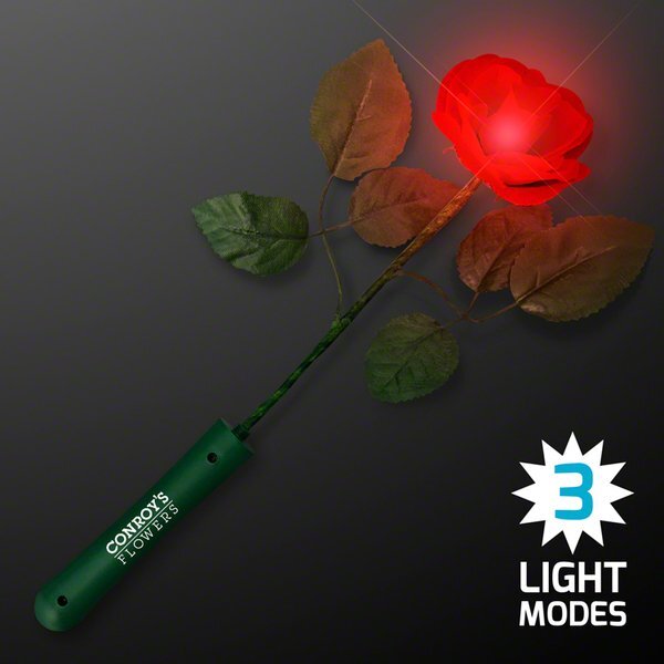 Light Up LED Red Rose