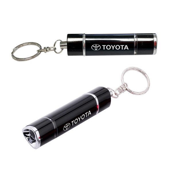 Triangular LED Flashlight Key Chain