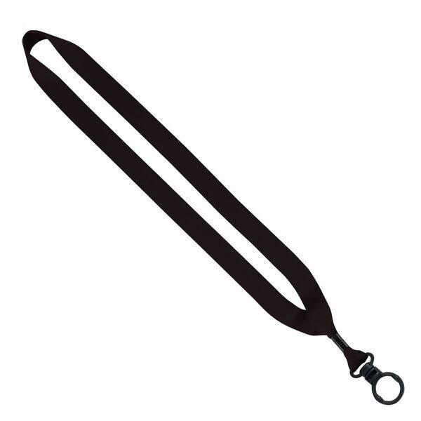 Polyester Lanyard with O-Ring, 3/4"