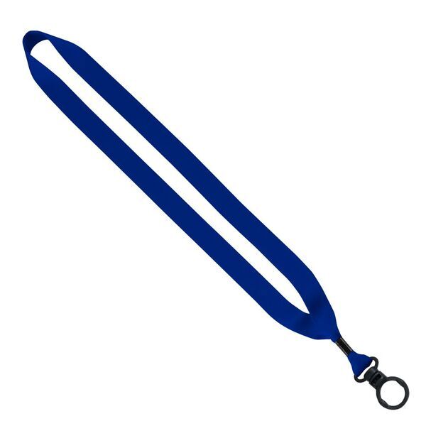 Polyester Lanyard with O-Ring, 3/4"