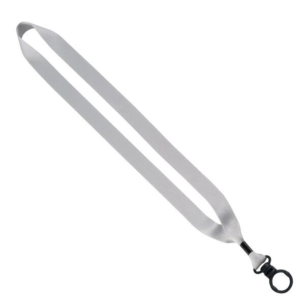 Polyester Lanyard with O-Ring, 3/4"