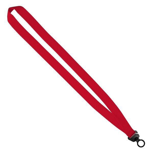 Polyester Evolution34 Welded Lanyard with Trapezoid and Plastic O-Ring, 3/4"