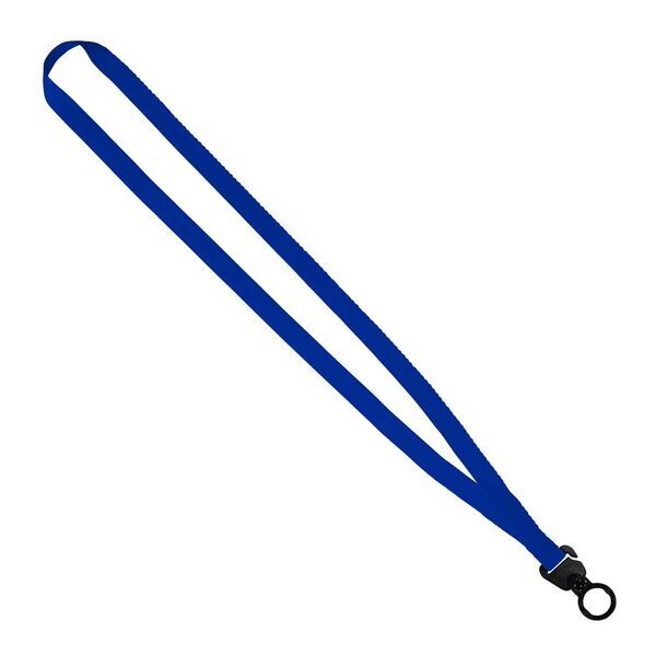 Polyester Evolution12 Welded Lanyard with Trapezoid and Plastic O-Ring, 1/2"