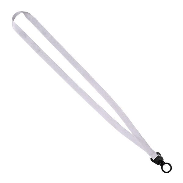 Polyester Evolution12 Welded Lanyard with Trapezoid and Plastic O-Ring, 1/2"