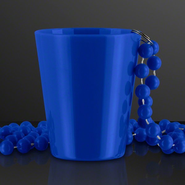Shot Glass Beaded Necklace, 1.5oz.