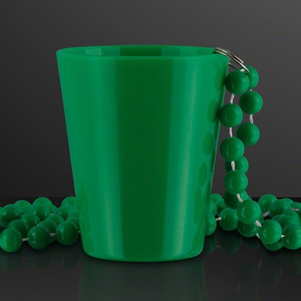 Shot Glass Beaded Necklace, 1.5oz.