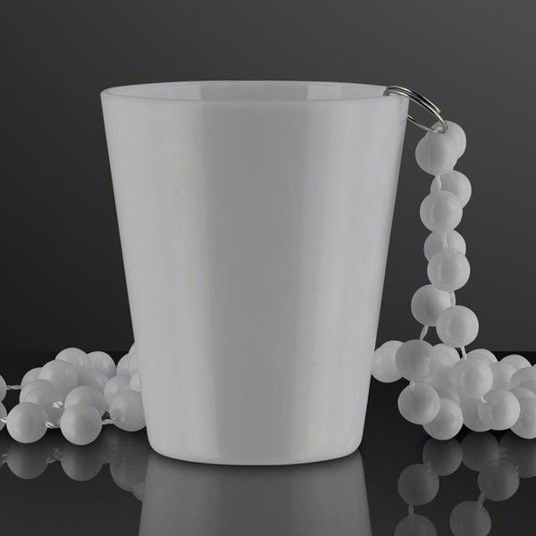 Shot Glass Beaded Necklace, 1.5oz.