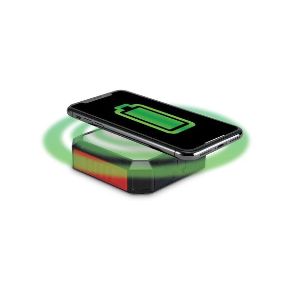 iLive™ Solar Power Bank & Light w/ Wireless Charger, 10000mAh