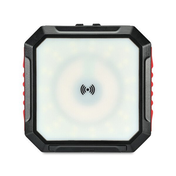 iLive™ Solar Power Bank & Light w/ Wireless Charger, 10000mAh