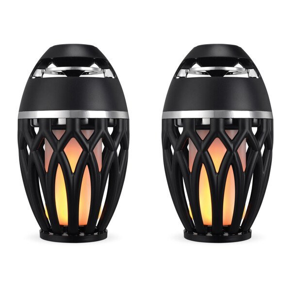 iLive™ Tiki & Bluetooth Speakers Set w/ LED Flame