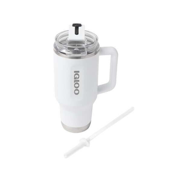 Igloo® Travel Recycled Stainless Steel Tumbler, 32oz.