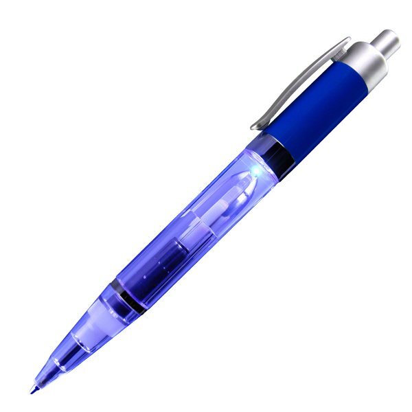 Click Action Light Up Barrel Pen