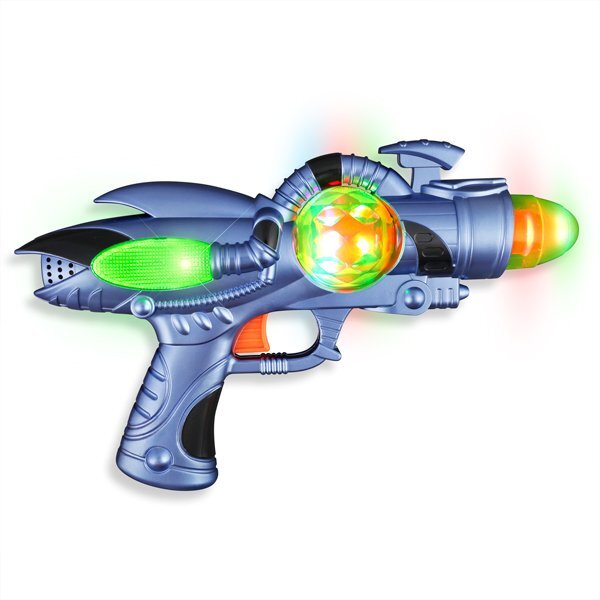 Space Sounds Light Up Gun Toy