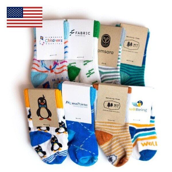 Custom Knit Cotton Baby Socks