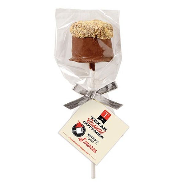 Chocolate Covered Marshmallow Pop