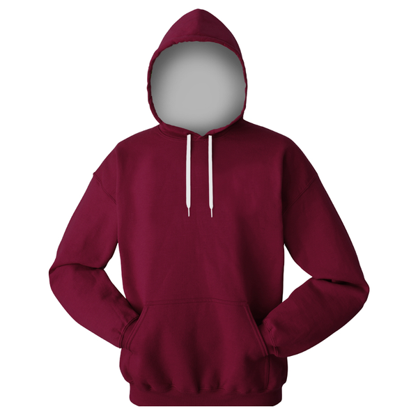 Cotton/Poly Fleece Full Color Unisex Pullover Hoodie
