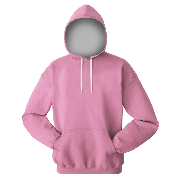 Cotton/Poly Fleece Full Color Unisex Pullover Hoodie