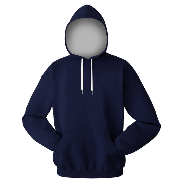 Cotton/Poly Fleece Full Color Unisex Pullover Hoodie
