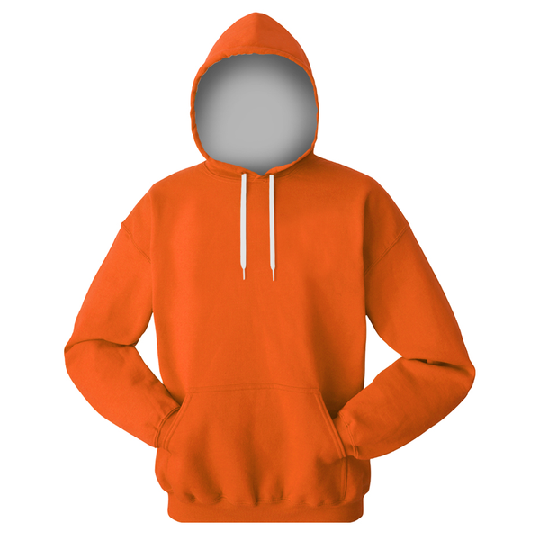 Cotton/Poly Fleece Full Color Unisex Pullover Hoodie