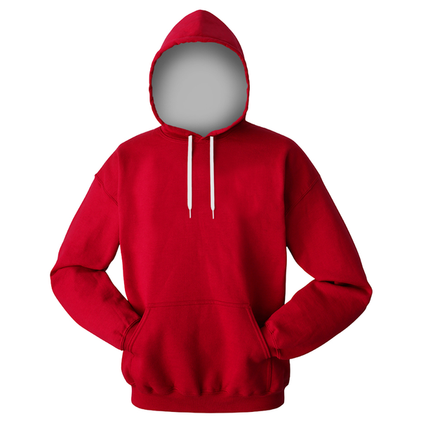 Cotton/Poly Fleece Full Color Unisex Pullover Hoodie