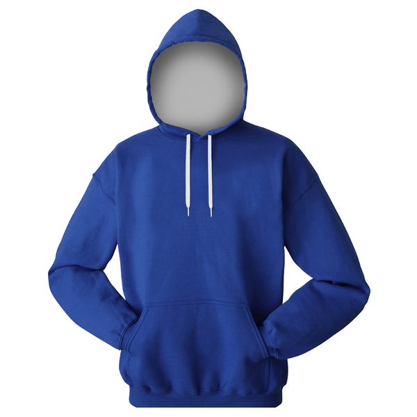 Cotton/Poly Fleece Full Color Unisex Pullover Hoodie