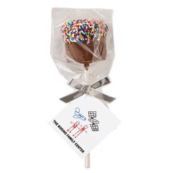 Chocolate Covered Marshmallow Pop