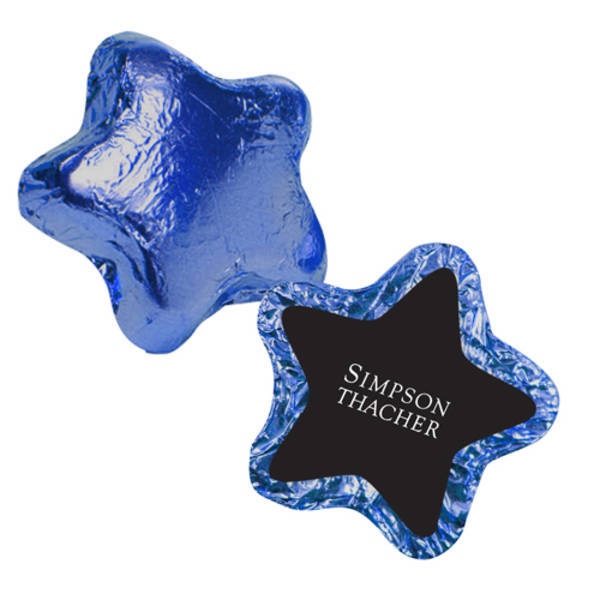 Foil Wrapped Chocolate Star