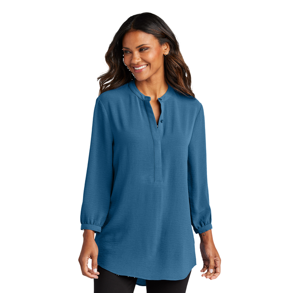 Port Authority® 3/4-Sleeve Textured Crepe Ladies' Tunic