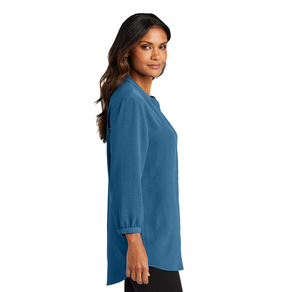 Port Authority® 3/4-Sleeve Textured Crepe Ladies' Tunic