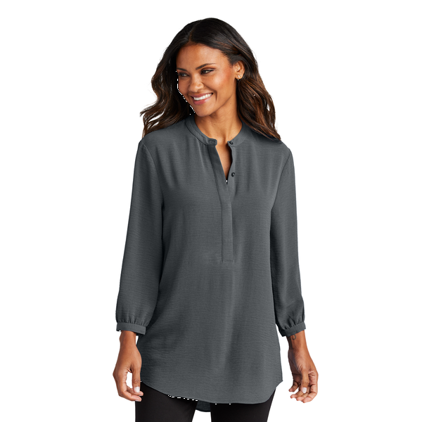 Port Authority® 3/4-Sleeve Textured Crepe Ladies' Tunic
