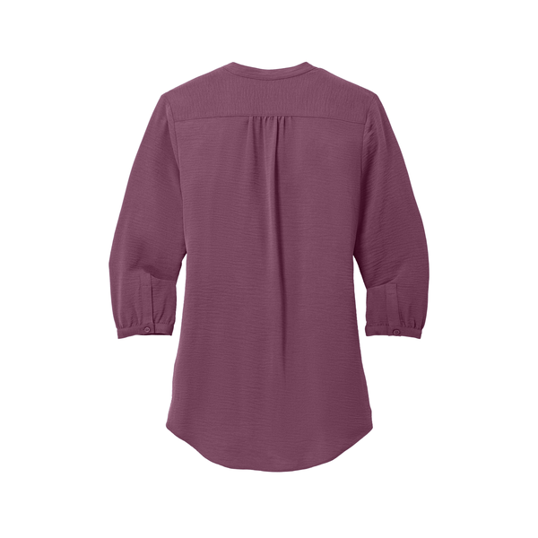 Port Authority® 3/4-Sleeve Textured Crepe Ladies' Tunic