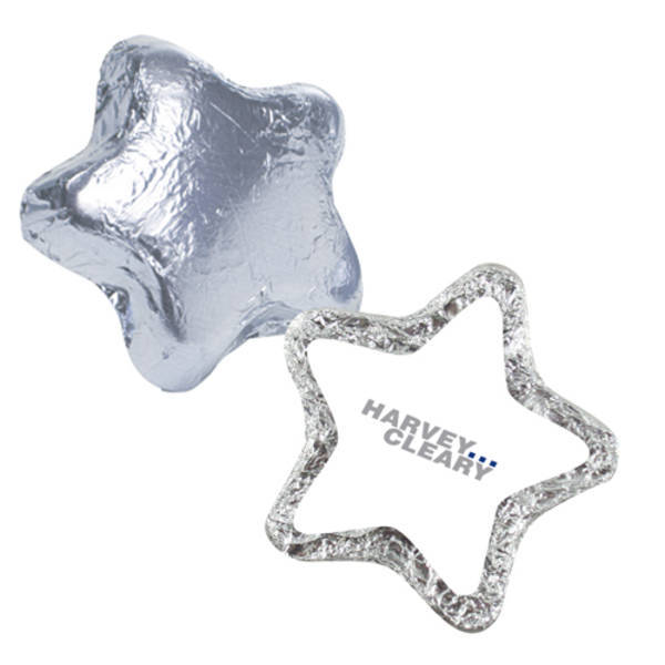 Foil Wrapped Chocolate Star