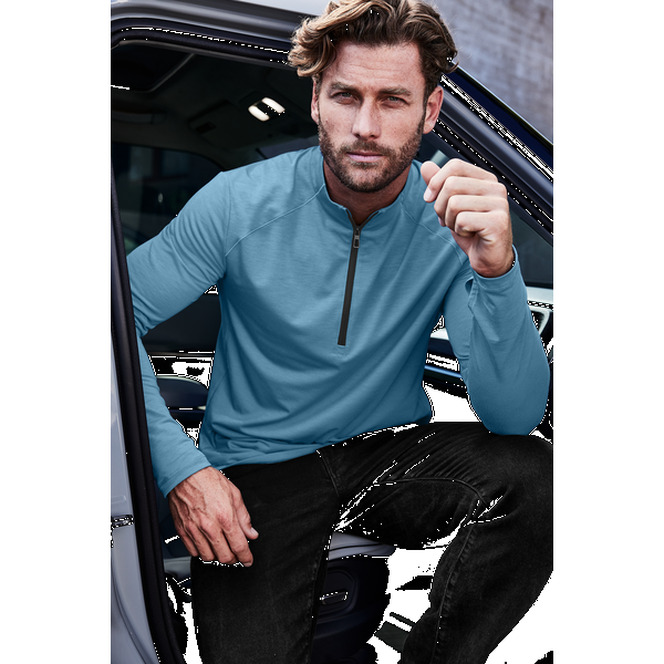 OGIO® Motion Tri-Blend Men's Performance 1/4-Zip