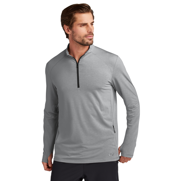 OGIO® Motion Tri-Blend Men's Performance 1/4-Zip