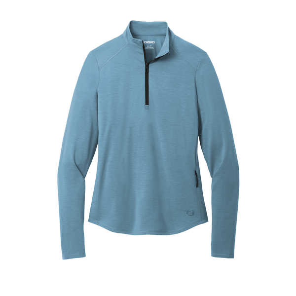 OGIO® Motion Tri-Blend Ladies' Performance 1/4-Zip