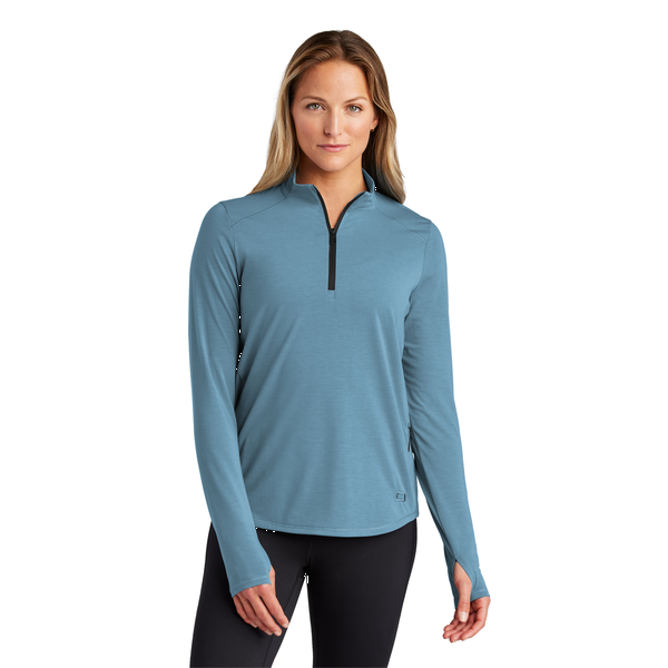 OGIO® Motion Tri-Blend Ladies' Performance 1/4-Zip